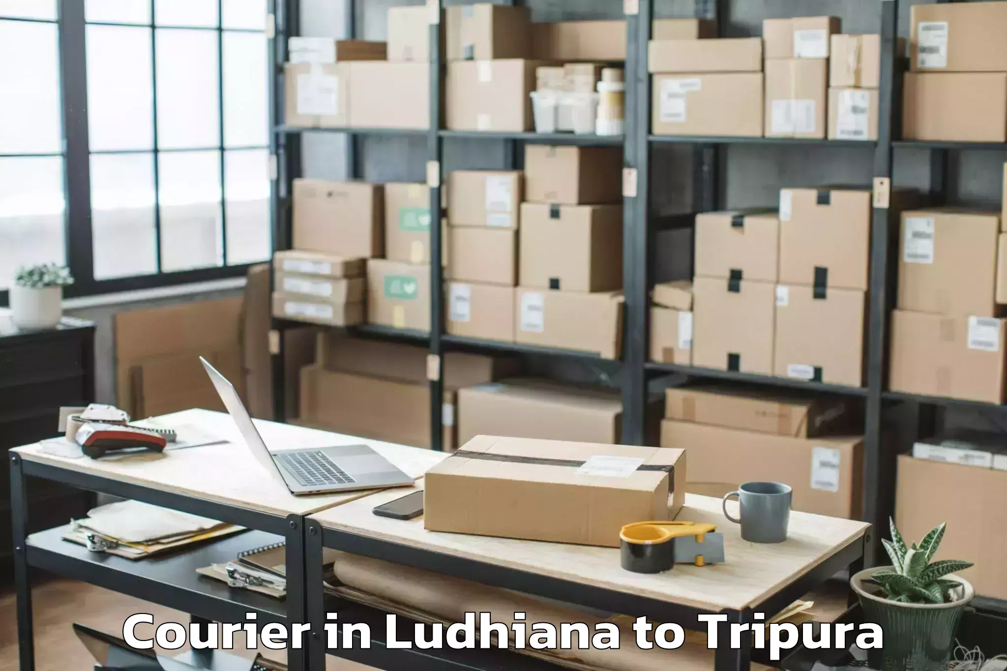 Book Ludhiana to Icfai University Tripura Agart Courier Online